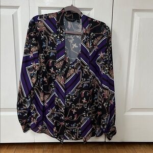 Vintage Patterned Blouse